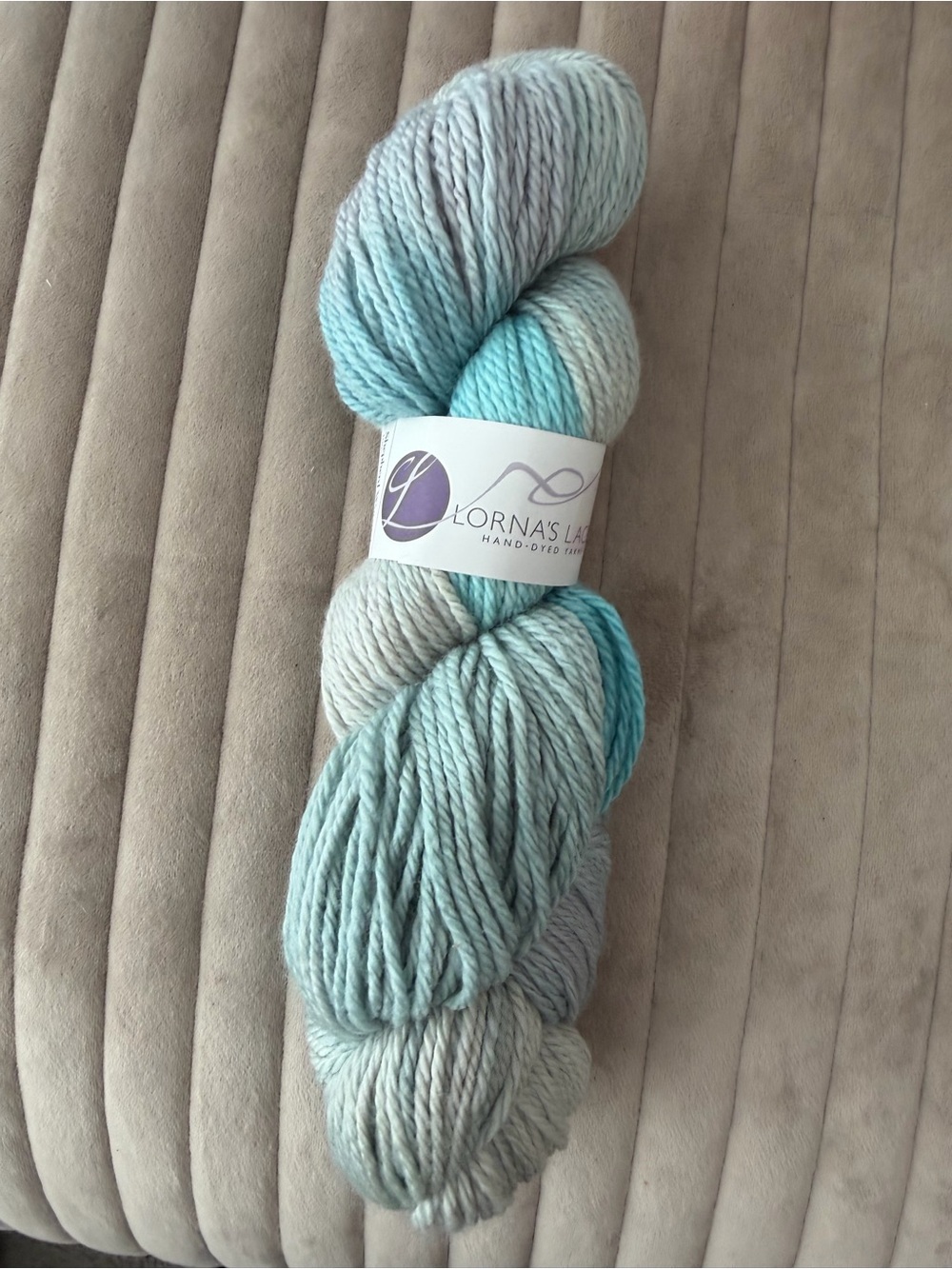 Lorna’s laces Yarn - Mint Gray Hand-Dyed